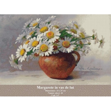 Model goblen Margarete in vas de lut