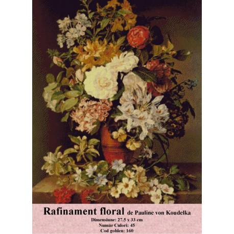 Model goblen Rafinament floral de Pauline Von Koudelka