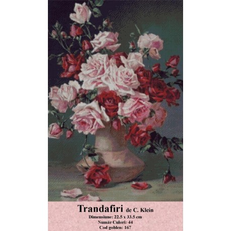 Comanda goblen Trandafiri de C. Klein