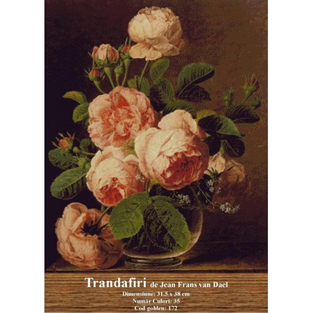 Seturi goblen Trandafiri de Jean Frans van Dael