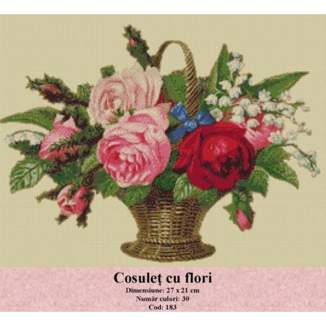 Goblen Cosulet cu flori