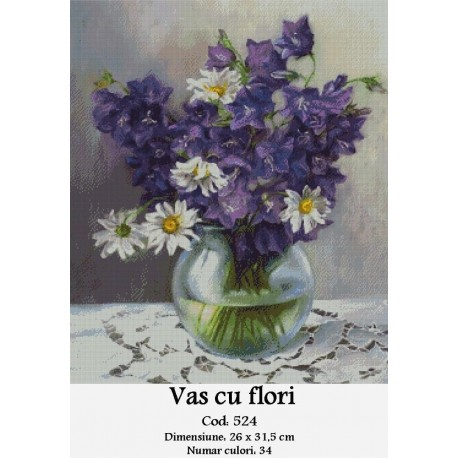 Seturi goblen Vas cu flori