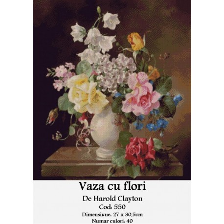 Comanda goblen Vaza cu flori