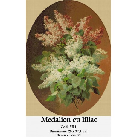 Seturi goblen Medalion cu liliac