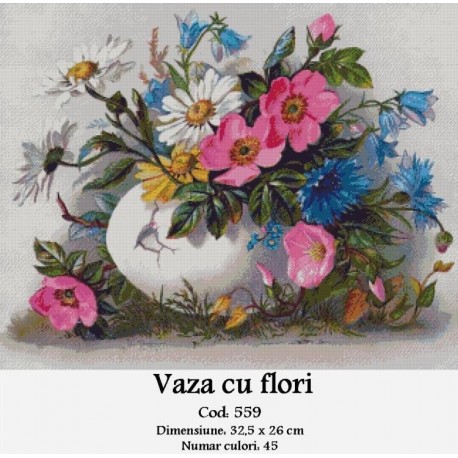 Comanda goblen Vaza cu flori