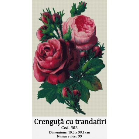 Set Goblen Crenguta cu trandafiri