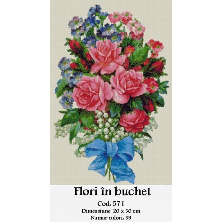 Set Goblen Flori in buchet