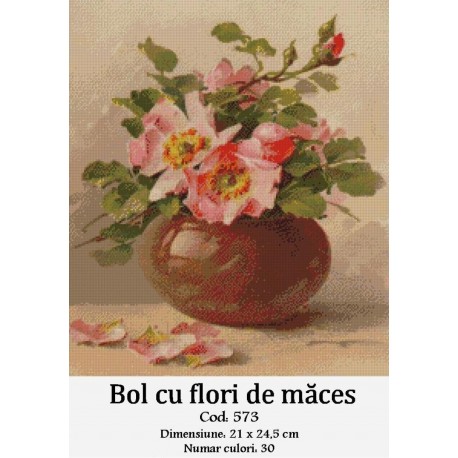 Goblen set de vanzare Bol cu flori de maces