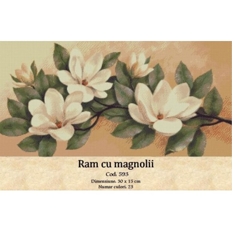 Model set goblen Ram cu magnolii