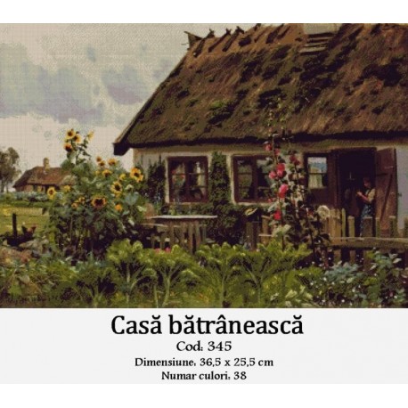 Seturi goblen Casuta batraneasca