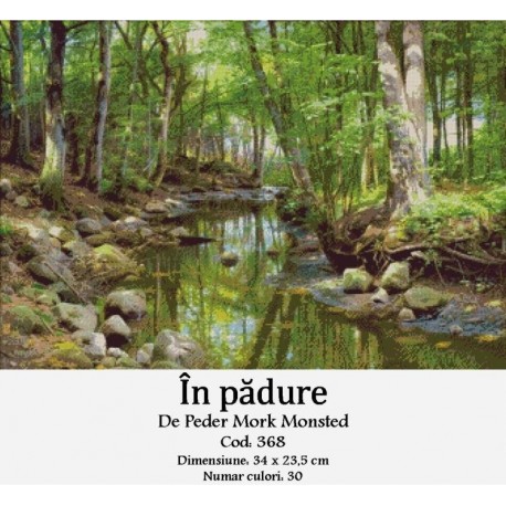 Model goblen In padure