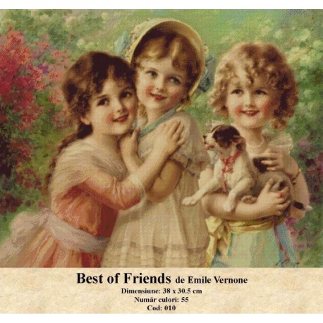 Vanzare set goblen Best of Friends de Emile Vernone