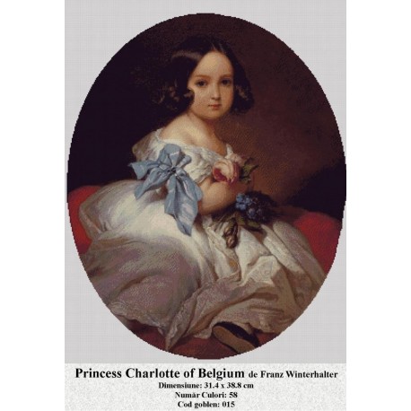 Seturi goblen Printess Charlotte of Belgium de Franz Winterhalter