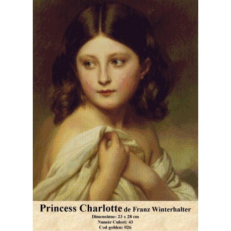 Goblen Printess Charlotte de de Franz Winterhalter