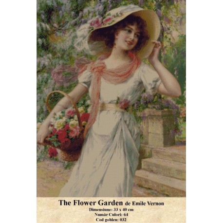 Goblen The Flower Garden de Emile Vernon