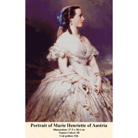 Vanzari set goblen Portrait of Marie Henriette of Austria