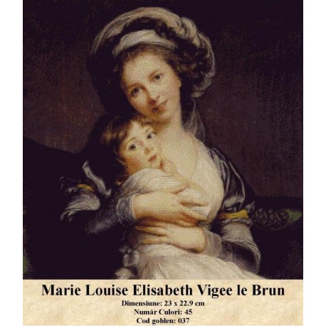 Model set goblen Marie Louise Elisabeth de  Vigee Lebrun