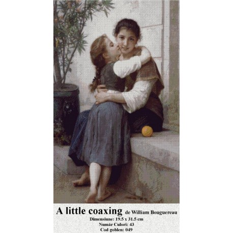 Goblen A little coasing  de William Bouguereau