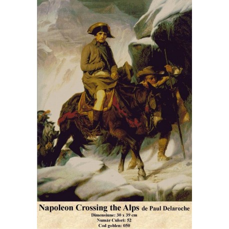 Set Goblen Napoleon Crossing the Alps de Paul Delaroche