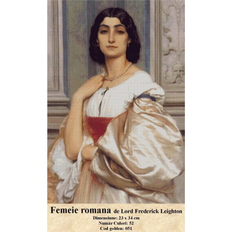 Goblen set de vanzare Femeie romana de Lord Frederick Leighton