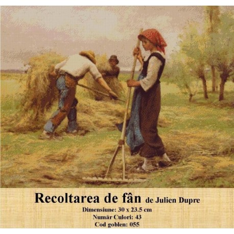 Vanzare set goblen Recoltarea de fan de Julien Dupre