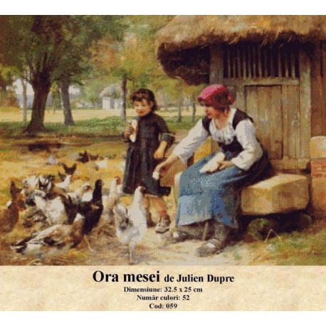Comanda goblen Ora mesei de Julien Dupre