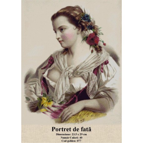Vanzare set goblen Portret de fata
