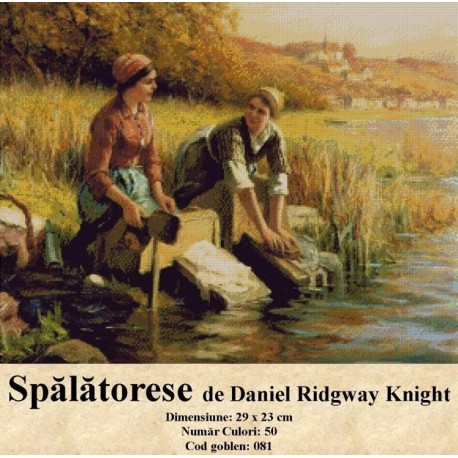 Comanda goblen Spalatorese de Daniel Ridgway Knight