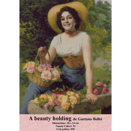 Comanda goblen A beauty holding de Gaetano Bellei