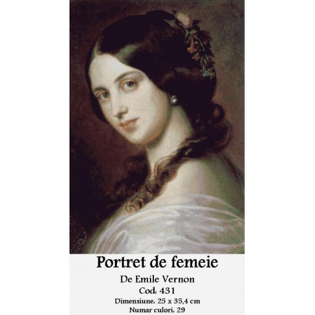 Seturi goblen Portret de femeie