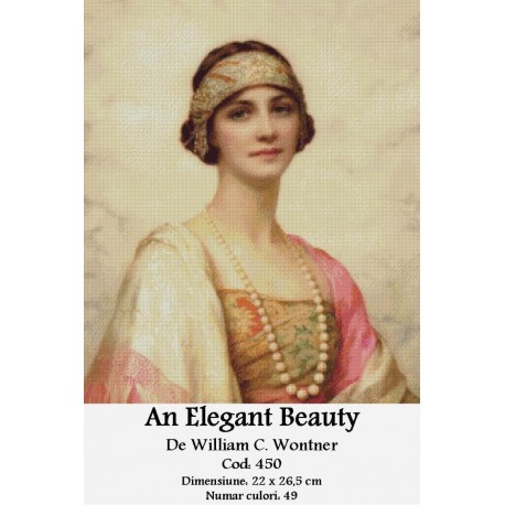 Model goblen An elegant beauty