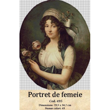 Goblen Portret de femeie