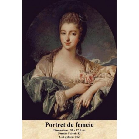 Model set goblen Portret de femeie