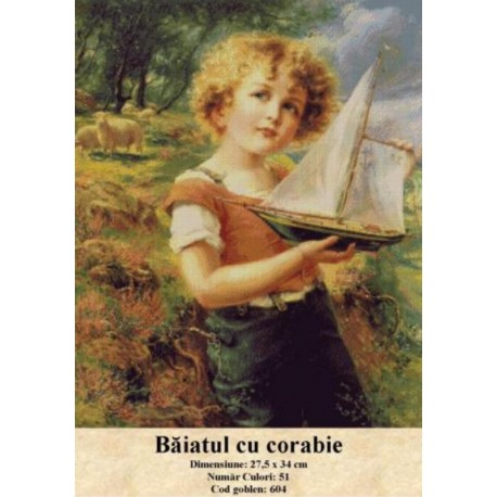 Comanda goblen Baiatul cu corabie