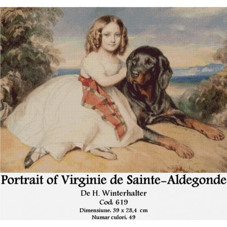 Comanda goblen Portrait of Virginie Saint