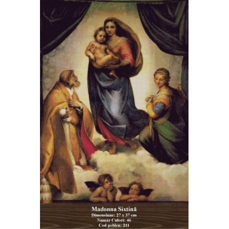 Goblen set de vanzare Madona Sixtina