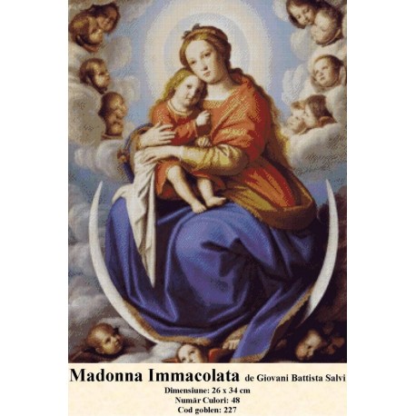 Set Goblen Madonna Immacolata de Giovani Battista Salvi