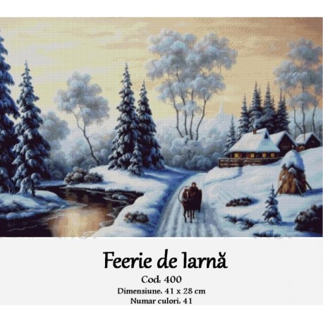 Goblen set de vanzare Feerie de iarna