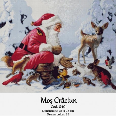 Model goblen Mos Craciun