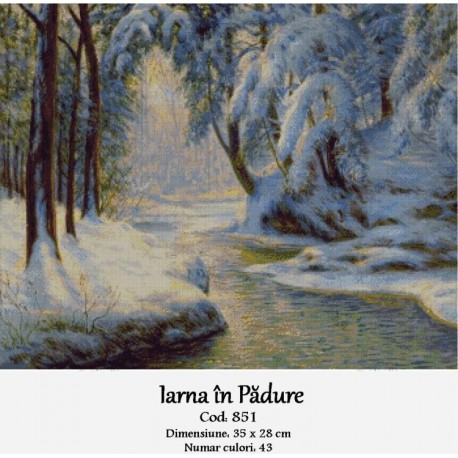 Set Goblen Iarna in padure