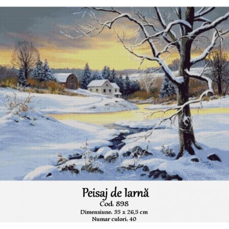 Vanzari set goblen Peisaj de iarna