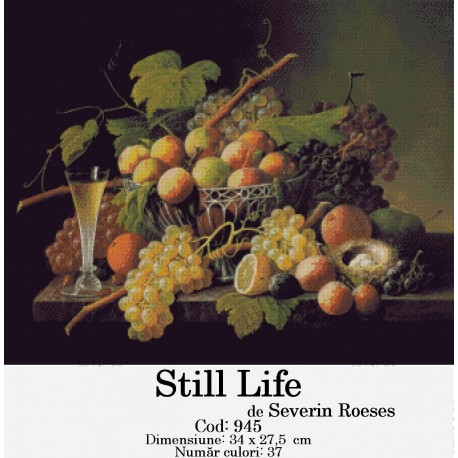Set goblen Natura Moarta de Severin Roeses