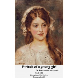 Set Goblen Portrait of a young girl