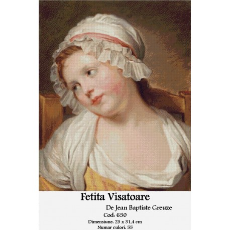 Kit Goblen Fetita Visatoare de Jean Baptiste Greuze