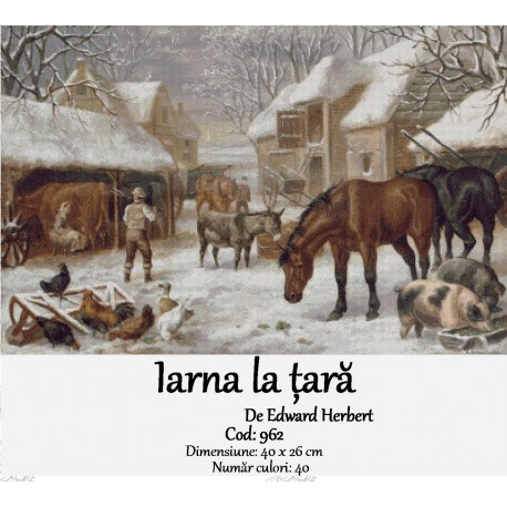 Kit Goblen Iarna la tara de Edward Herbert