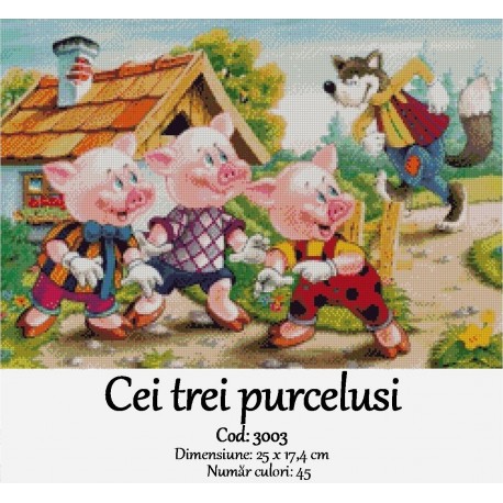 Vanzare set goblen Cei trei purcelusi