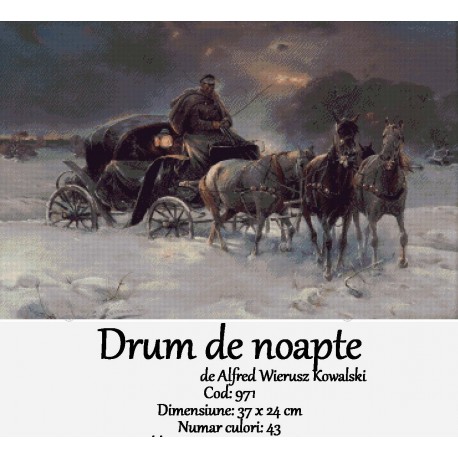 Set Goblen Drum de noapte Johan Laurentz Jensen