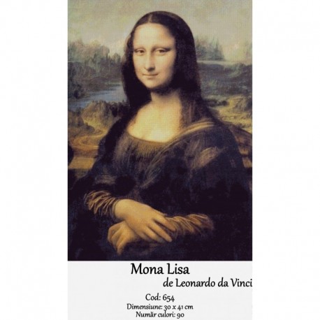 Kit goblen Mona Lisa de Leonardo da Vinci