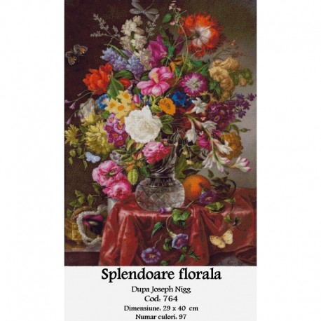 Model set goblen Splendoare florala de Joseph Nigg