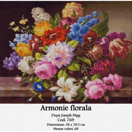 Set Goblen Armonie florala de joseph Nigg